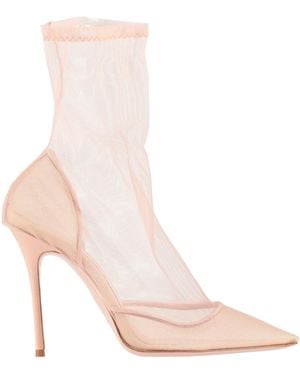 Gedebe Ankle Boots Textile Fibers - Pink
