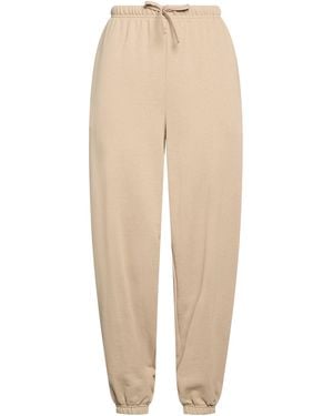 PUMA Taupe Pants Cotton - Natural