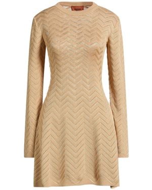 Missoni Mini Dresses - Natural