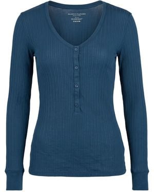 Majestic Filatures T-Shirt Organic Cotton, Modal - Blue