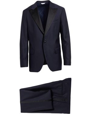 Boglioli Suit Wool, Elastane - Blue