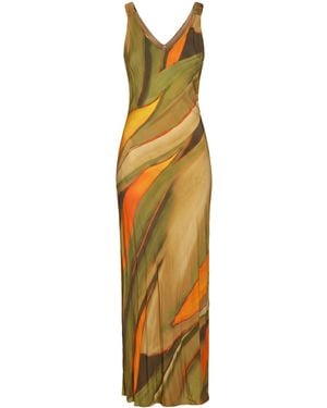 Yes-Zee Maxi Dress - Metallic