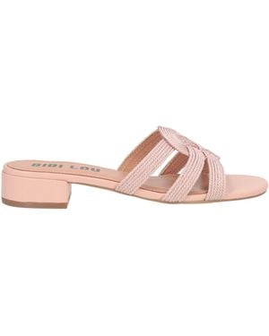 Bibi Lou Sandals Textile Fibers - Pink
