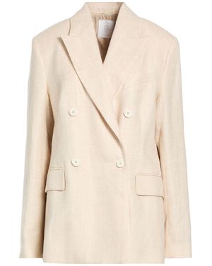 Eleventy Blazer Linen, Wool, Silk - Natural