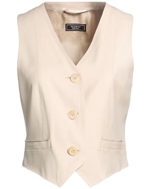 Peserico Tailored Vest Virgin Wool, Viscose, Elastane - White