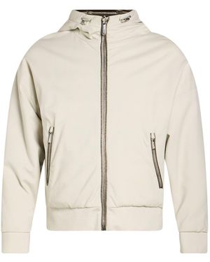 Moorer Puffer Viscose, Polyamide, Elastane - Natural