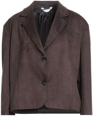 Stilosophy Chocolate Jacket Polyester, Elastane - Brown