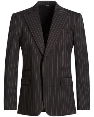 Dolce & Gabbana Blazer Virgin Wool, Elastane - Black