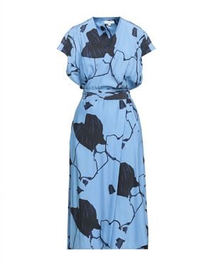 Equipment Vestido Midi - Azul