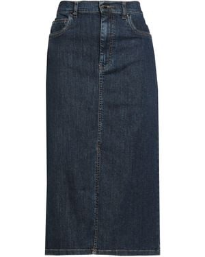 iBlues Denim Skirt Cotton, Polyester, Elastane - Blue