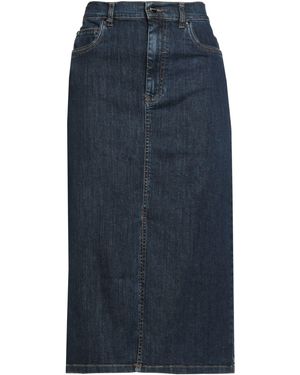 iBlues Denim Skirt Cotton, Polyester, Elastane - Blue