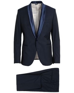 Tombolini Midnight Suit Virgin Wool - Blue