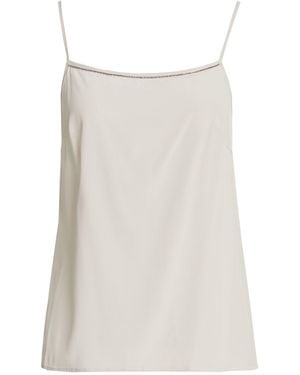 Peserico Top Silk, Elastane - White