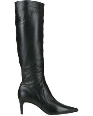 PAOLO MATTEI Boot Leather - Black