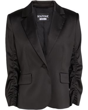 Moschino Blazer Acetate, Polyamide, Elastane - Black