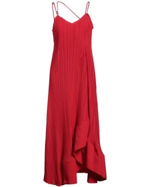 Lanvin Midi Dress Polyester, Rayon - Red