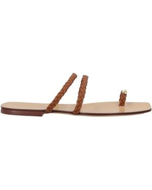 MARIA LUCA Thong Sandal Cow Leather - Brown