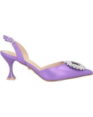 Twenty Four Haitch Court Shoes - Purple