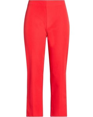 B.yu Pants Polyester, Elastane - Red