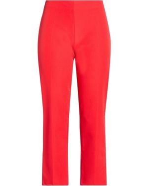 B.yu Pants Polyester, Elastane - Red
