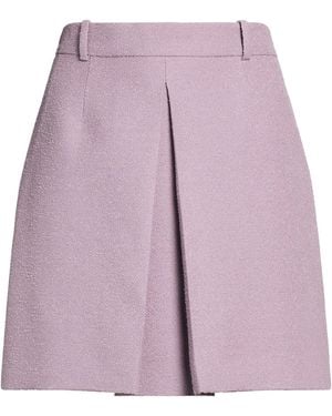 Dior Mauve Mini Skirt Wool, Cotton, Polyamide - Purple