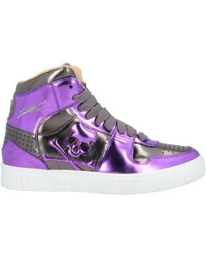 Philipp Plein Trainers Leather - Purple
