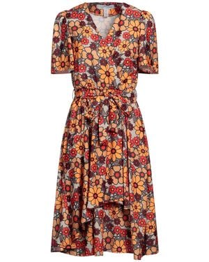 Liquorish Midi Dress - Red
