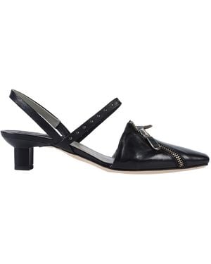 Ixos Court Shoes Soft Leather - Black