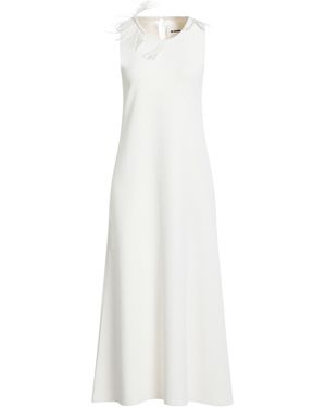 Jil Sander Vestido Midi - Blanco