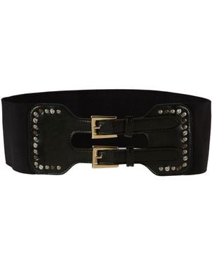 Liu Jo Belt Polyurethane, Polyester, Zamak - Black