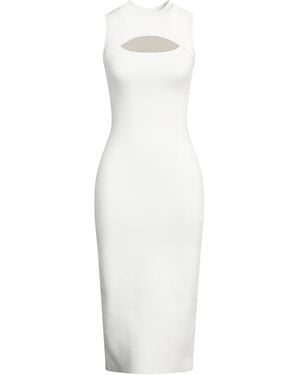 VB BODY VICTORIA BECKHAM Midi Dress - White
