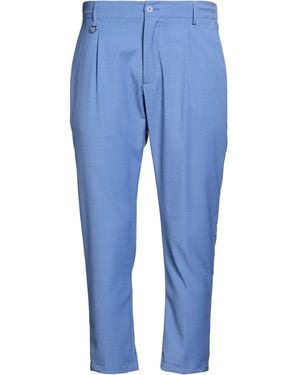 GOLDEN CRAFT 1957 Trousers Polyester, Wool, Elastane - Blue