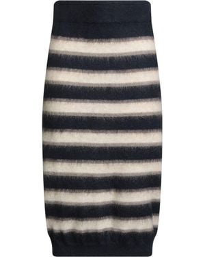 Brunello Cucinelli Jupe Midi - Noir
