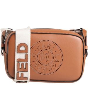 Karl Lagerfeld Cross-Body Bags - Brown