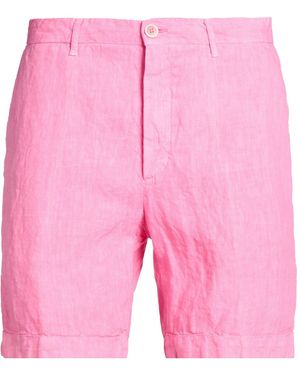 120% Lino Shorts & Bermuda Shorts Linen - Pink
