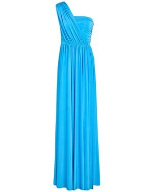Relish Collection Azure Maxi Dress Polyester, Elastane - Blue