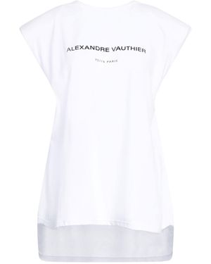 Alexandre Vauthier T-Shirt Cotton - White