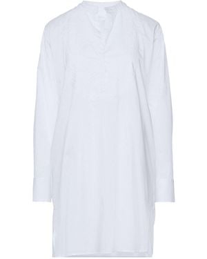 .., merci italia Mini Dress Cotton, Polyamide, Elastane - White