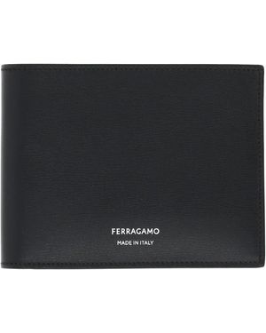 Ferragamo Wallet Calfskin - Black