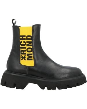John Richmond Ankle Boots Calfskin, Rubber - Black
