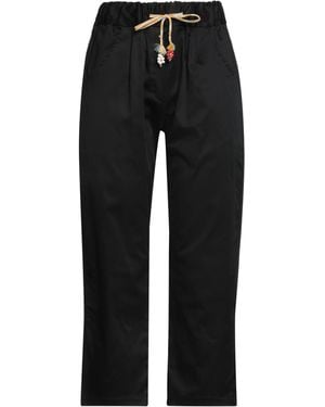 Rose' A Pois Pantalon - Noir