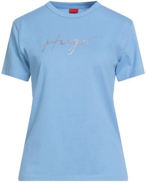 HUGO T-Shirt Cotton - Blue