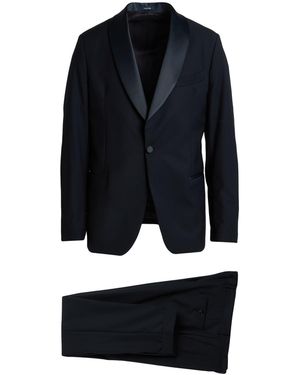 Guarinucci Midnight Suit Polyester, Viscose - Blue
