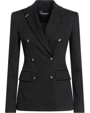 Dondup Blazer Modal, Cotton, Elastane - Black