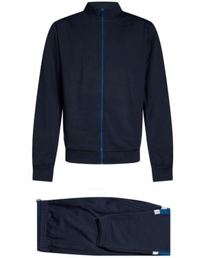 Bikkembergs Midnight Tracksuit Cotton - Blue