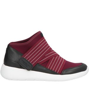 Fessura Burgundy Trainers Textile Fibres - Purple