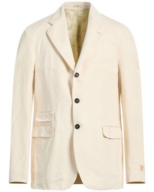 Massimo Alba Blazer Cotton, Linen - Natural
