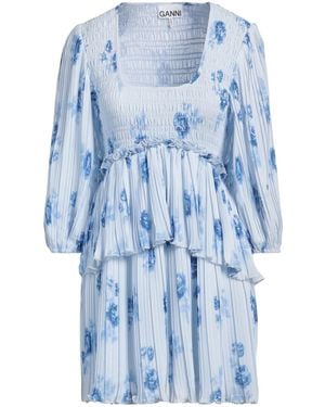 Ganni Mini Dress - Blue