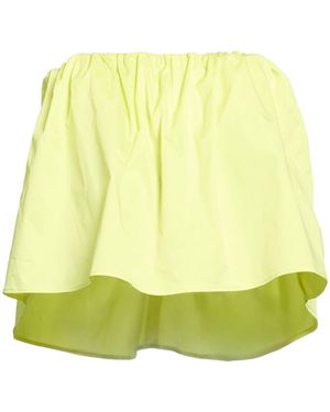 Hanita Lime Top Cotton, Nylon, Elastane - Yellow