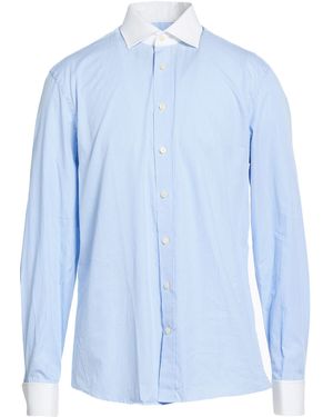 Hackett Sky Shirt Cotton - Blue